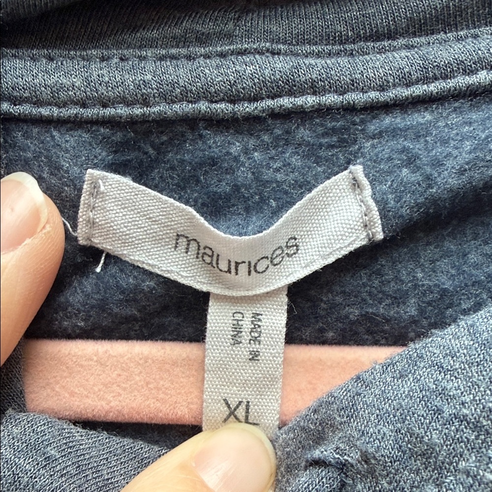 Maurices Multicolor Patchwork Cowl Neck Sweater - image 2